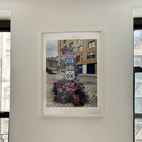 🚨LAST CALL.🚨Flower Flash Print SIGNED Lewis Miller exclusive print [22.5" x 17"] - Picture 1 of 5